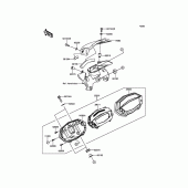 Схема вузла: Meter(s) для Kawasaki ZR1000 Z1000