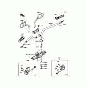 Схема узла: Руль для Kawasaki ZR1200 ZRX1200 DAEG