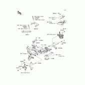 Схема узла: Крепление двигателя для Kawasaki KLE650 Versys 650 ABS