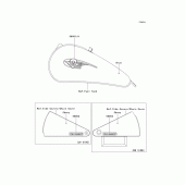 Схема вузла: Decals(blue)(a11) для Kawasaki VN800 Vulcan 800