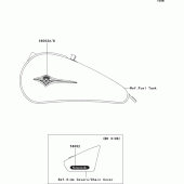 Схема вузла: Decals(b6f-b9f) для Kawasaki VN900 VN900 Classic