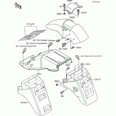 Схема вузла: Крило для Kawasaki ZX600 GPX600R