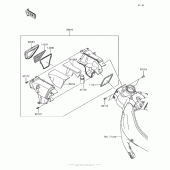 Схема вузла: Air Duct для Kawasaki ZX636 Ninja ZX-6R KRT Edition