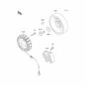 Схема вузла: Генератор для Kawasaki ZX600 Ninja ZX-6