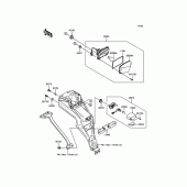 Схема узла: Стоп сигнал для Kawasaki KLX125 KLX125