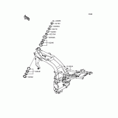 Схема узла: Рама для Kawasaki ZR750 Z750