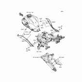 Схема вузла: Side Covers/Chain Cover для Kawasaki KLE650 Versys 650