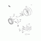 Схема узла: Генератор для Kawasaki VN1500 VN1500 Drifter