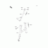 Схема вузла: Stand(s) для Kawasaki ZG1000 Concours