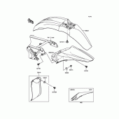 Схема вузла: Крило для Kawasaki KX85 KX85-II