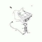 Схема вузла: Паливний насос для Kawasaki ZG1400 Concours 14 ABS