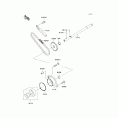 Схема вузла: Масляний насос Kawasaki VN900 Vulcan 900 Classic LT