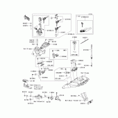 Схема вузла: Ignition switch(1/2) для Kawasaki ZR1000 Z1000