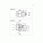 Схема вузла: Болти картера двигуна для Kawasaki ER650 ER-6N ABS