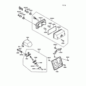 Схема вузла: Taillight(s) для Kawasaki ZG1000 1000GTR