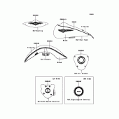 Схема узла: Decals(Black/Titanium) для Kawasaki VN1700 VN1700 Classic Tourer ABS