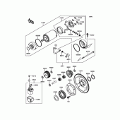 Схема вузла: Starter Motor для Kawasaki KL650 KLR650