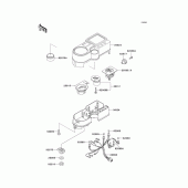 Схема узла: Meter(s) для Kawasaki KL650 KLR650
