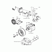 Схема вузла: Генератор для Kawasaki VN900 Vulcan 900 Classic LT