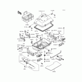 Схема вузла: Accessory(1/2)(trunk) для Kawasaki ZG1200 Voyager XII