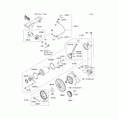 Схема узла: Starter motor для Kawasaki EX250 Ninja 250