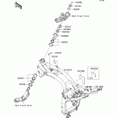 Схема вузла: Рама для Kawasaki ZR750 Z750