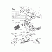 Схема узла: Электрооборудование для Kawasaki BR250 Z250SL ABS