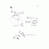 Схема узла: Информационные наклейки для Kawasaki VN1700 Vulcan 1700 Classic