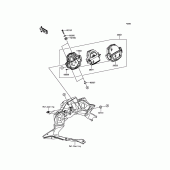 Схема вузла: Meter(s) для Kawasaki KLE650 Versys 650 ABS