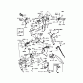 Схема вузла: Cowling(Center) для Kawasaki ZR1000 Z1000 ABS