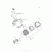Схема вузла: Meter(S) для Kawasaki ZR900 Z900