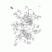 Схема вузла: Картер двигуна для Kawasaki BJ250 Estrella RS