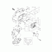 Схема узла: Фара (s) для Kawasaki KL110 KSR PRO