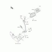 Схема вузла: Лапка гальма для Kawasaki VN1700 VN1700 Classic Tourer ABS