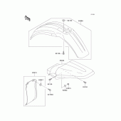 Схема вузла: Крило для Kawasaki KX85 KX85