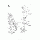 Схема вузла: Battery Case для Kawasaki ZG1400 Concours 14