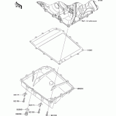 Схема узла: Oil pan для Kawasaki ZX1000 Ninja ZX-10R