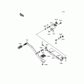 Схема вузла: Перемикач передач для Kawasaki VN900 Vulcan 900 Classic LT