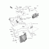 Схема узла: Fuel evaporative system(ca) для Kawasaki ZX600 Ninja ZX-6R