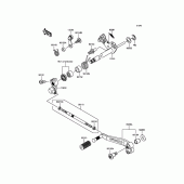 Схема вузла: Перемикач передач для Kawasaki ZR800 Z800 ABS