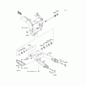 Схема вузла: Задній важіль (Маятник) для Kawasaki ZX636 Ninja ZX-6R