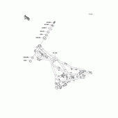 Схема вузла: Рама для Kawasaki EX250 Ninja 250