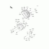 Схема вузла: Engine cover(s) для Kawasaki EX250 Ninja 250