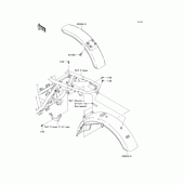 Схема вузла: Крило для Kawasaki BJ250 250TR