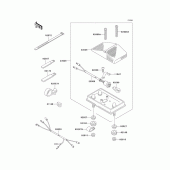 Схема вузла: Taillight(s) для Kawasaki KLX250 KLX250R