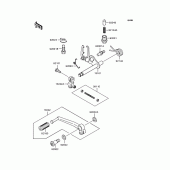 Схема вузла: Перемикач передач для Kawasaki ZR400 Zephyr X