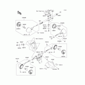 Схема вузла: Поворотники для Kawasaki VN1700 VN1700 Voyager ABS