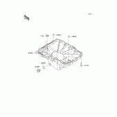 Схема вузла: Oil pan для Kawasaki KLZ1000 Versys 1000