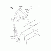 Схема вузла: Троси для Kawasaki VN900 VN900 Classic