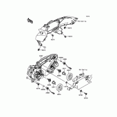 Схема вузла: Фара (Головне світло) для Kawasaki EX400 Ninja 400R